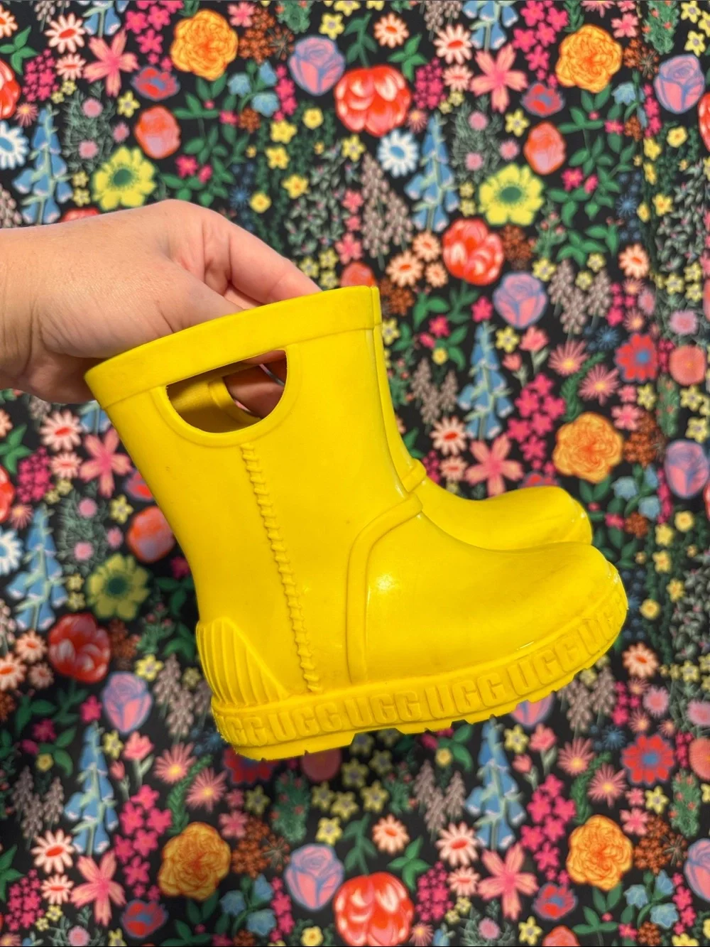 UGG Bright Yellow toddler' Rain Boot